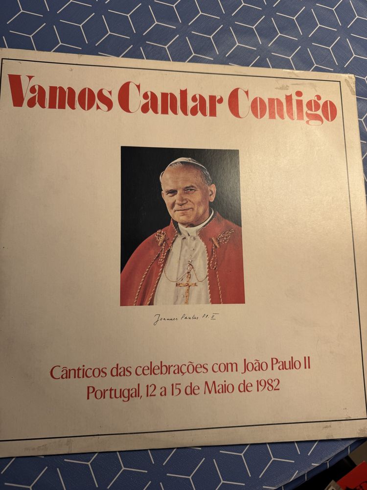 Vinil Papa João Paulo II - Vamos Cantar Contigo