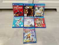 Pakiet Gier PS4 7 gier Spiderman Apex Horizon