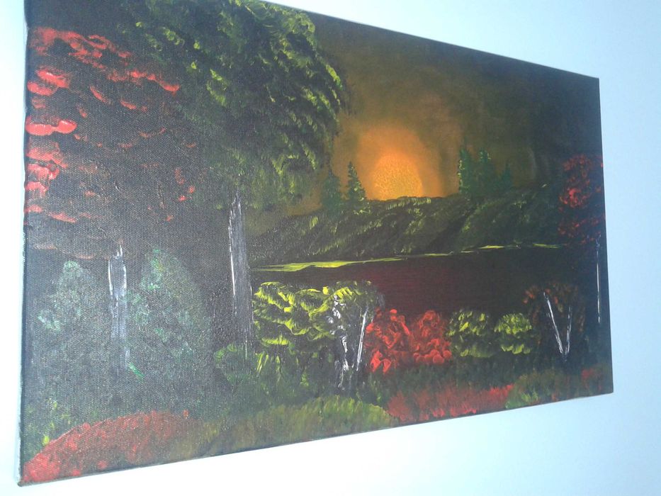 Obraz - akryl na płótnie - 50x30cm - 50 zł