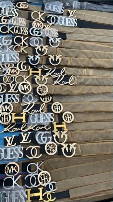 WYPRZEDAŻ Nowy Skórzany Pasek Damski Guess Pinko CK GG LV Gucci