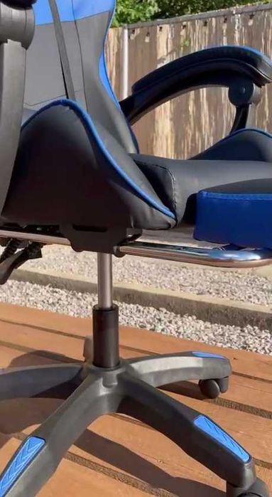 Компьютерное кресло игровое геймерское кресло Razer blue крісло ігрове