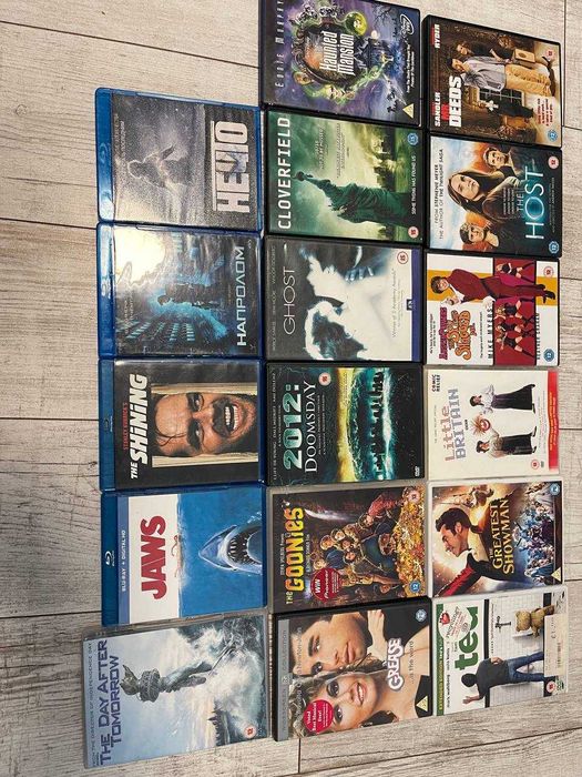 Лот DVD та Blu-ray дисків (оригінальні ліцензії без перекладу)