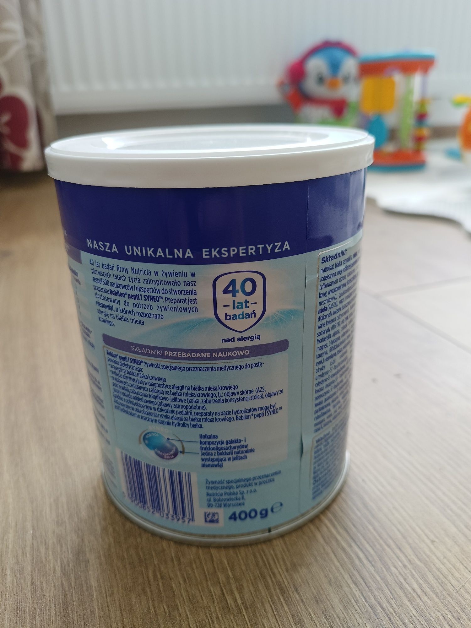 Puszki po mleku 400 g.