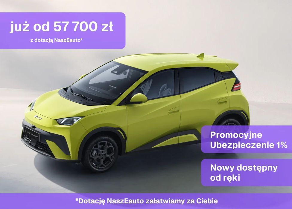 BYD Dolphin Surf BYD Dolphin Surf Boost nowy dostępny od ręki promo ubezpieczenie 1%