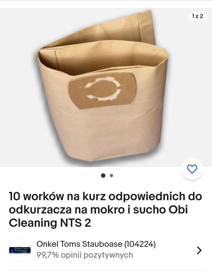 Worki do odkurzacza