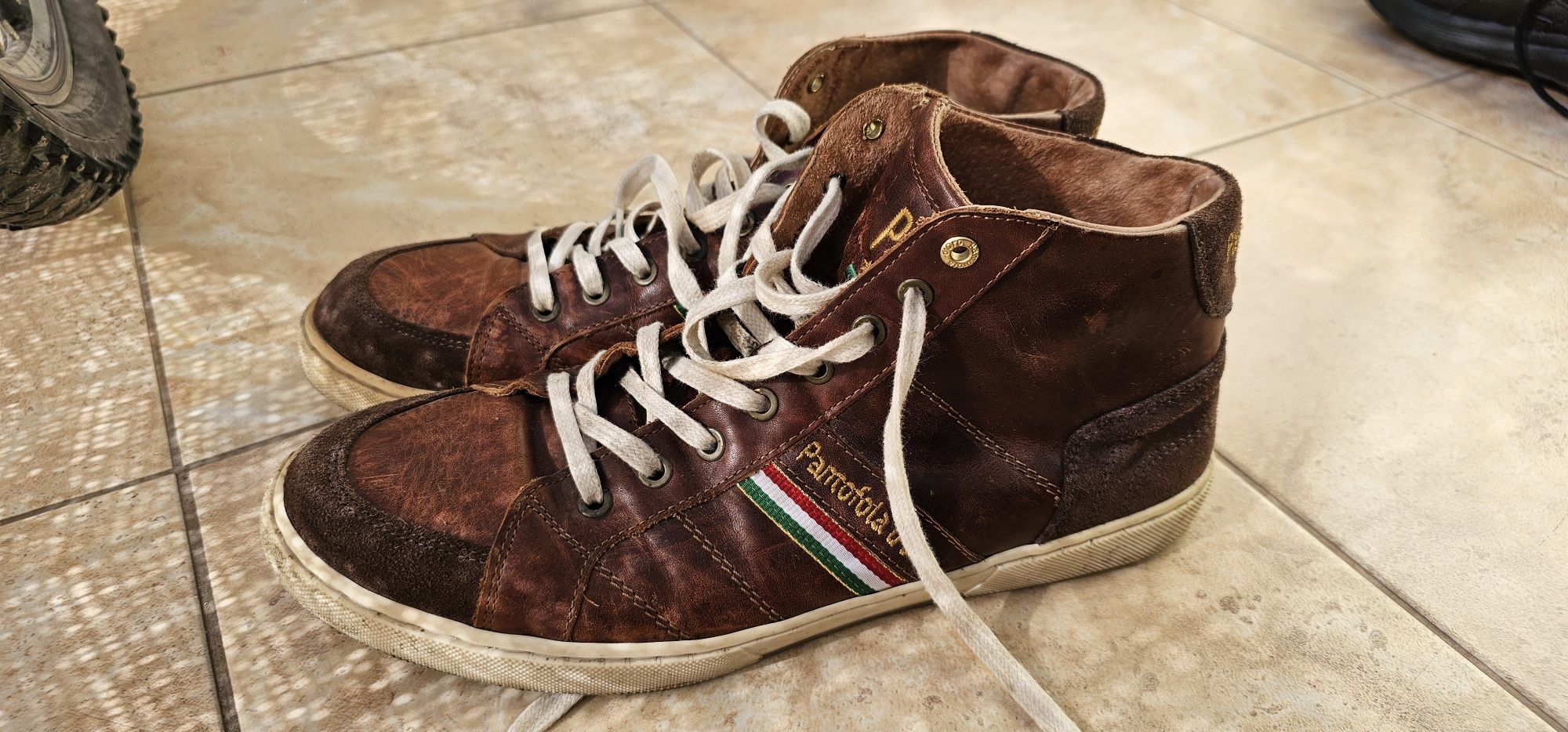 Buty skórzane męskie Pantofola d'Oro rozmiar 45 wkładka 29cm