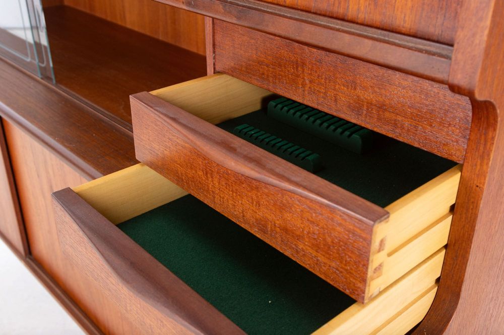 Kredens,sideboard,highboard Nyrup Møbelfabrik Dania 1960s vintage