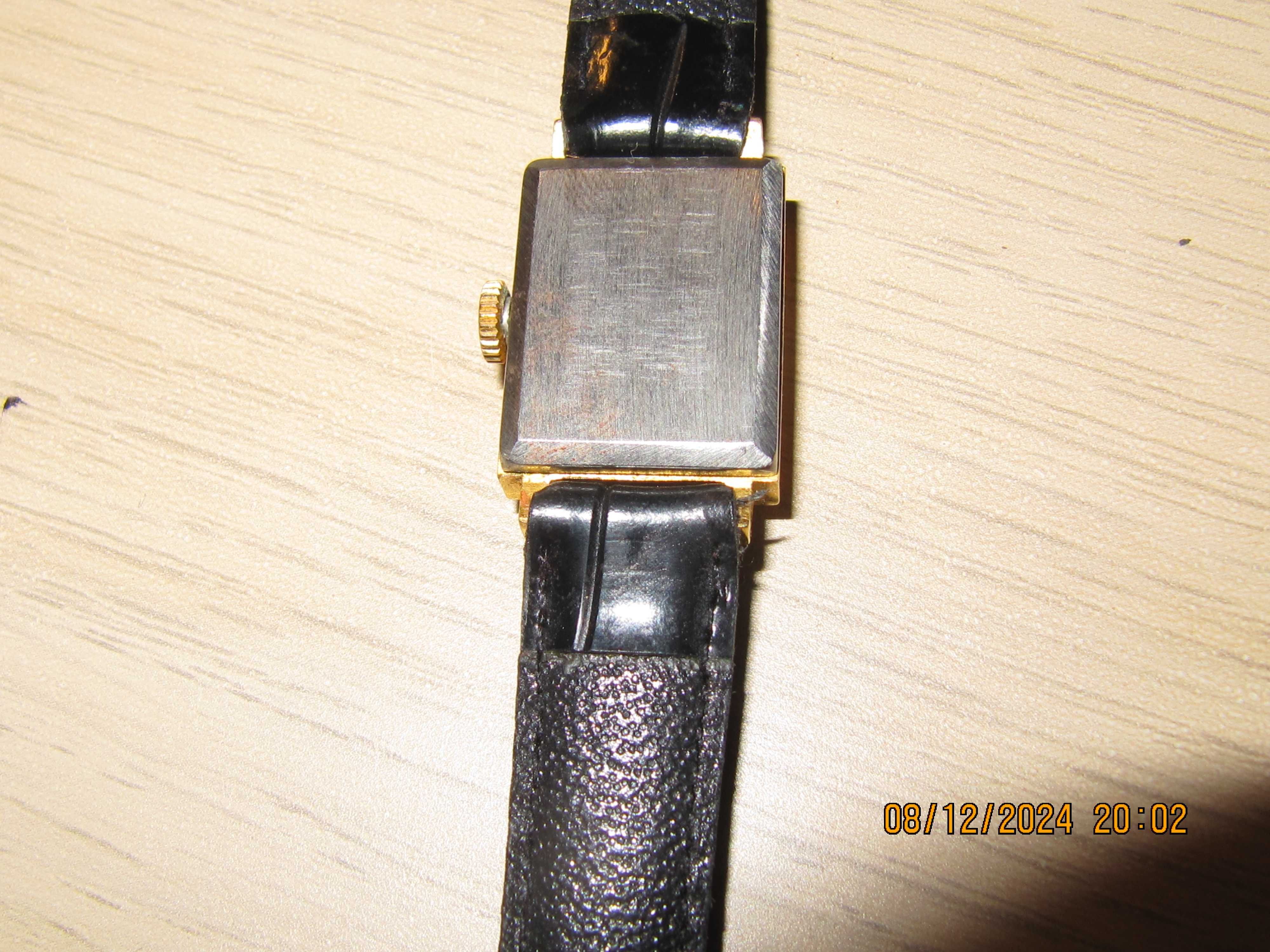 Łucz złoty dsmski zegarek mechaniczny