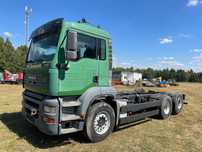 MAN TGA 26.430 * Manual * Hydraulika * Skrętna oś * Rama do Zabudowy * Tył Poduszki *  * z Niemiec * Kiper Wywrotka Hakowiec Asenizacyjny * TGS *