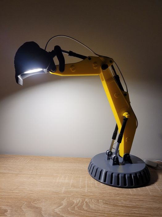 Lampka LED koparka ramię koparki na biurko