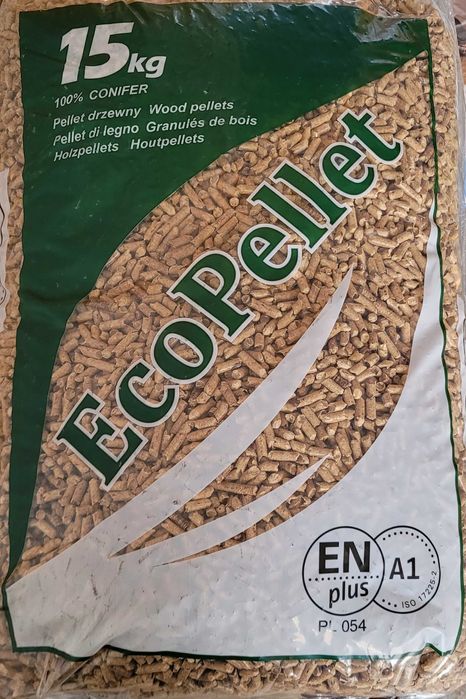Pellet A1, 6mm Sosnowy polskiej produkcji. Wągrowiec, Skoki, Rogoźno