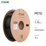 Філамент eSun PETG Black (чорний), 1кг, пластик для 3D друку