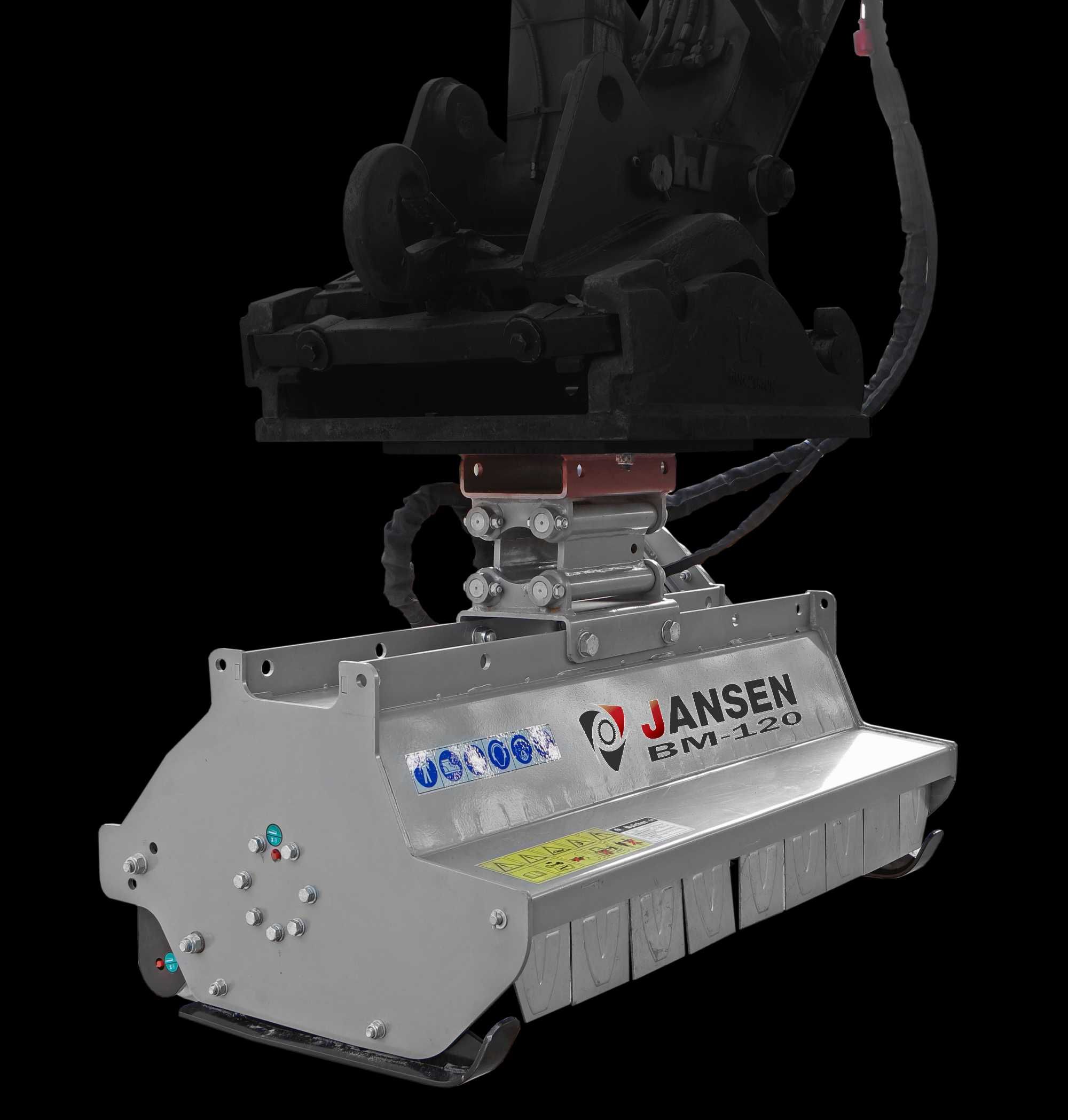 Kosiarka mulczer do KOPARKI napę Hydrauliczny Jansen BM-120