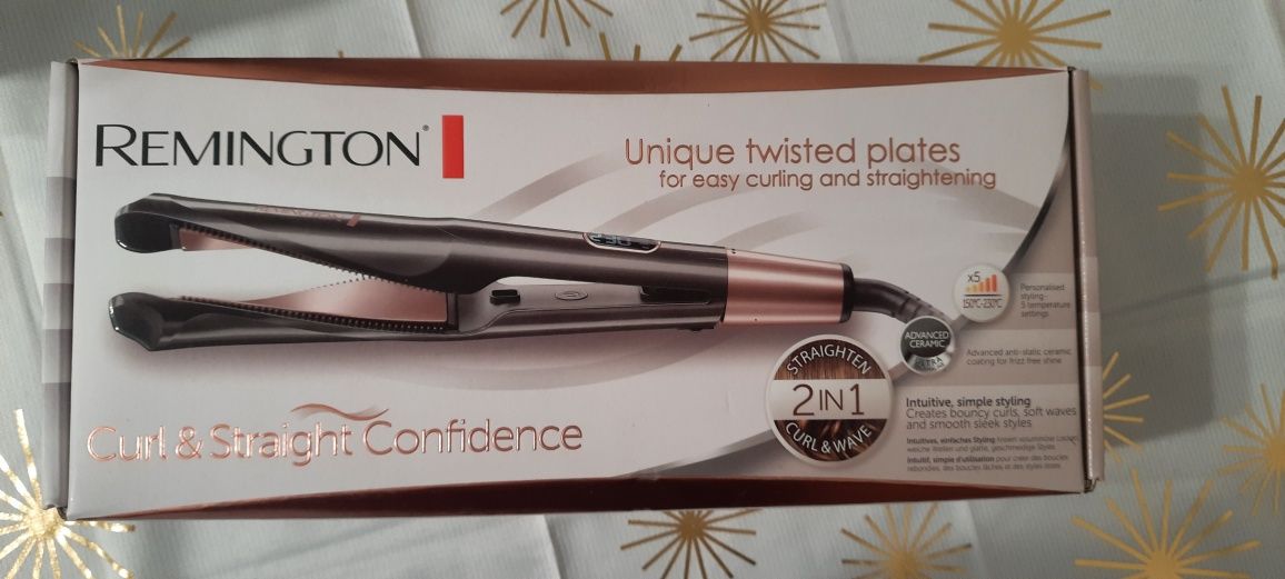 Nowa prostownica do prostowania i krecenia loków Remington