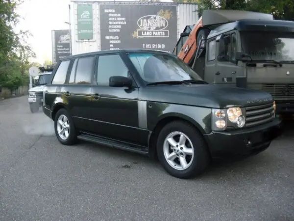 Range Rover L322 3.0 TD6 peças usadas estribos gancho reboque