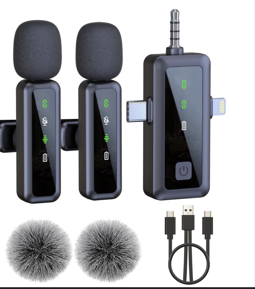 Бездротовий петличний мікрофон H63 Wireless Lavalier Microphone