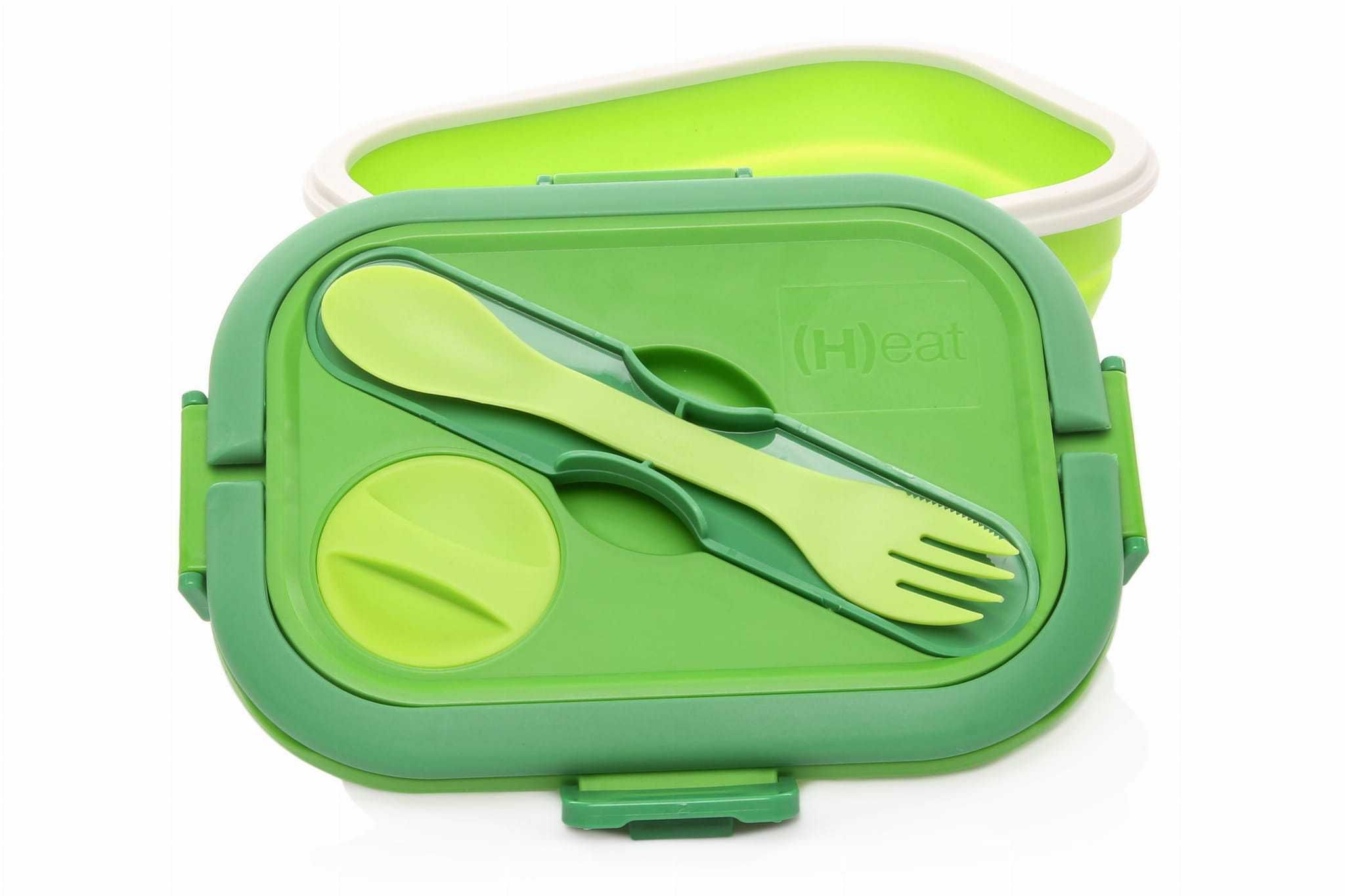 Podgrzewany składany pojemnik na żywność 1L Lunch Box Filux dodatki