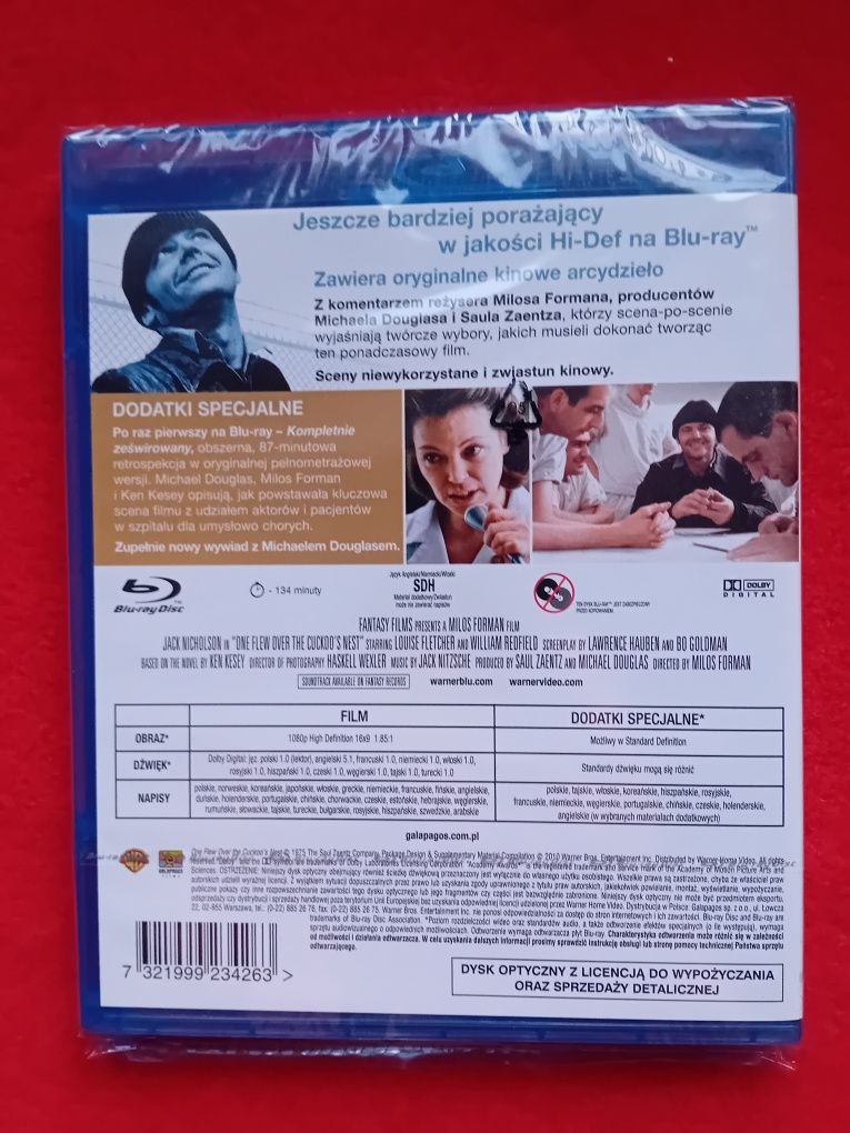 Lot nad kukułczym gniazdem edycja jubileuszowa [Blu-Ray]