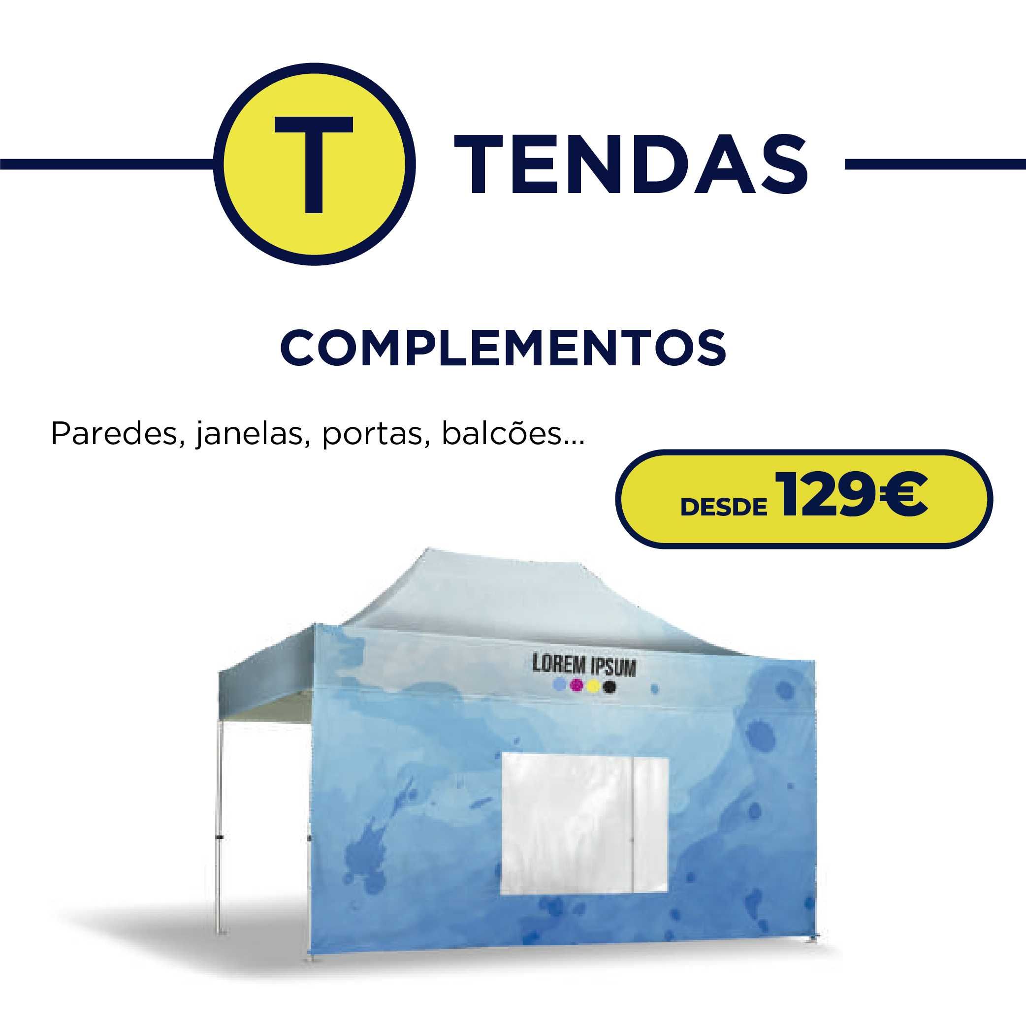 Bandeiras, Tendas - Novas e Personalizadas