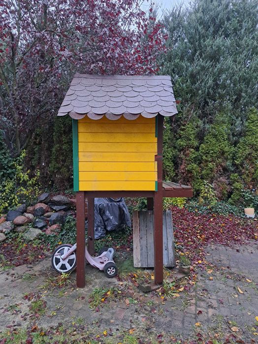 DOMEK dla DZIECI ogrodowy drewniany solidny!! Grzebowilk k/Mińsk Mazow