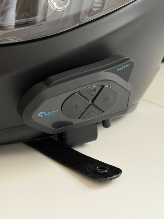 NOWY kask motocyklowy HJC czarny mat rozmiar M + interkom