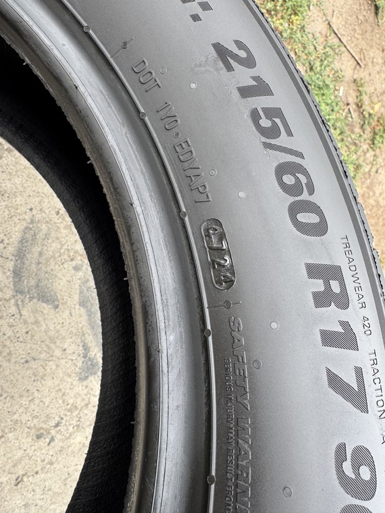 215/60R17 Kumho Ecsta PS71 4шт нові 2024рік