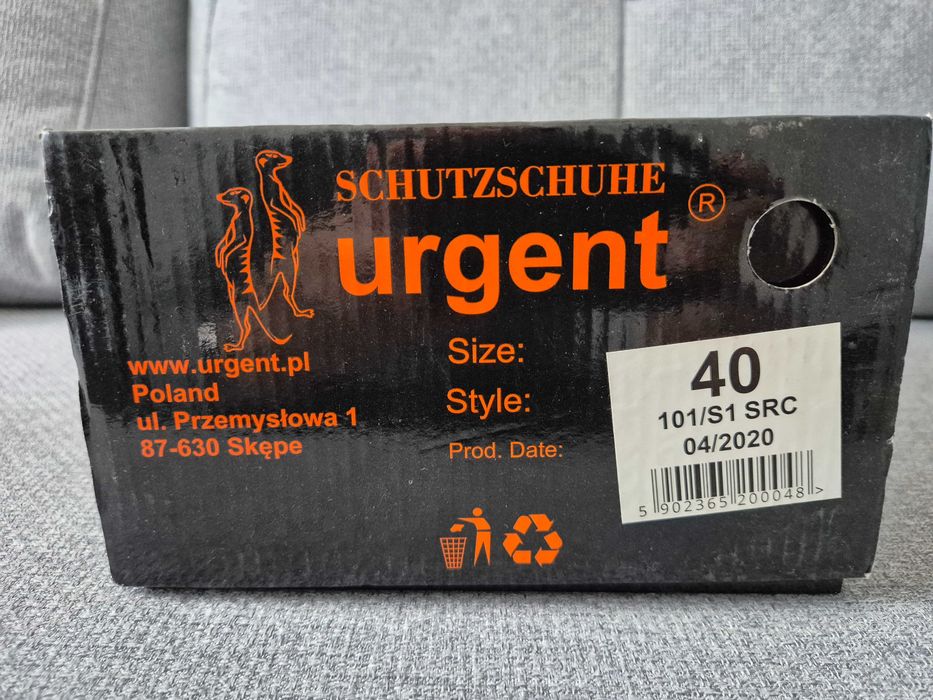 Buty robocze URGENT z podnoskiem 101/S1 SRC 41 Nowe Kraków