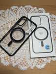 Etui Iphone 16 Case Black clear plecki cover Nowy