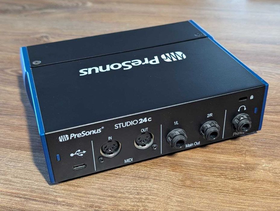 Interfejs audio PreSonus Studio 24-c (stan bardzo dobry)