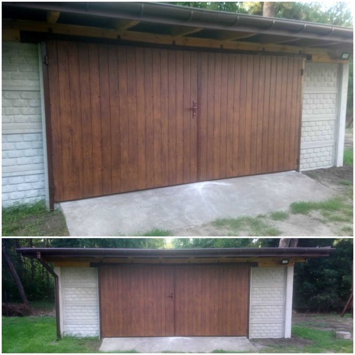 Bramy Drzwi garażowe przesuwne wrota stalowe wierzeje hala do stodoły