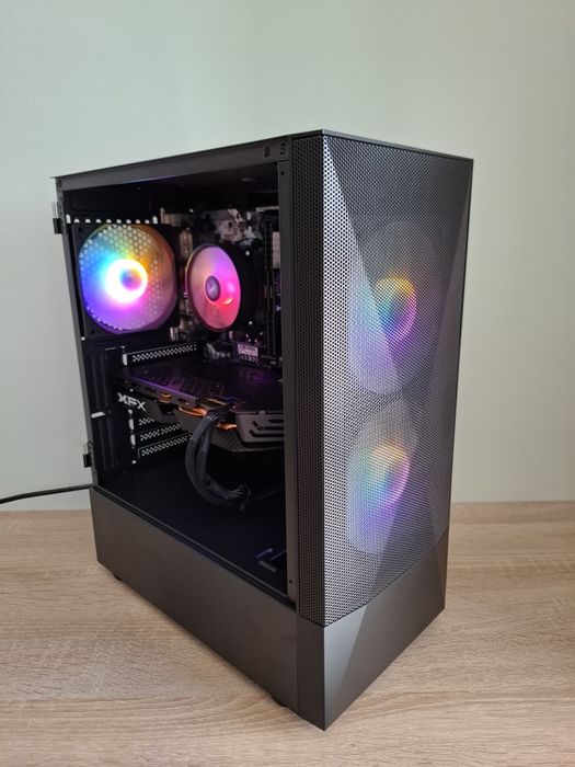 Komputer Do Gier - Ryzen 5 3600 | RX 580 8GB | 16 GB RAM | ARGB |