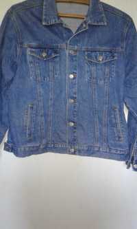 Фирменный мужской джинсовый пиджак, размер примерно 50.  original