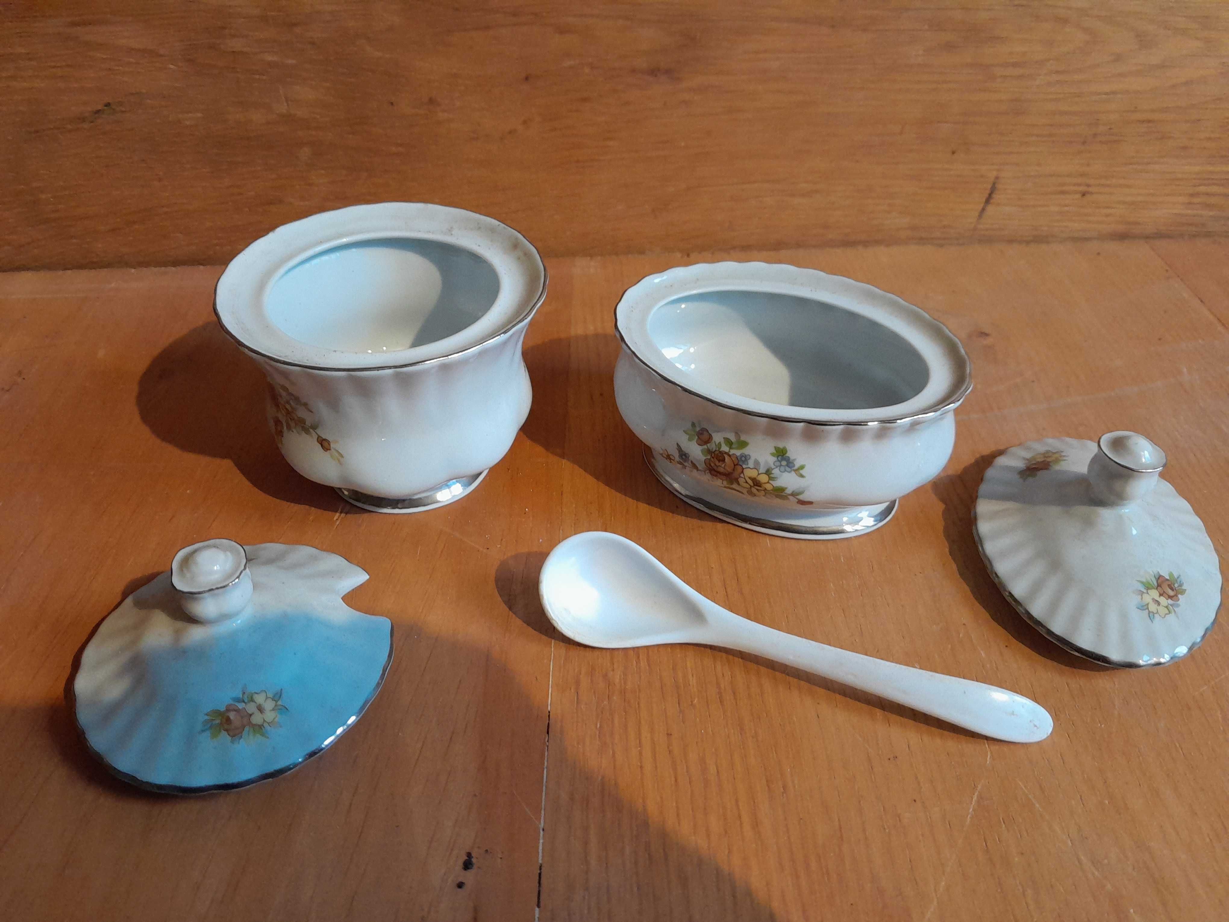 Stara porcelana PRL Chodzież cukiernica bombonierka retro vintage