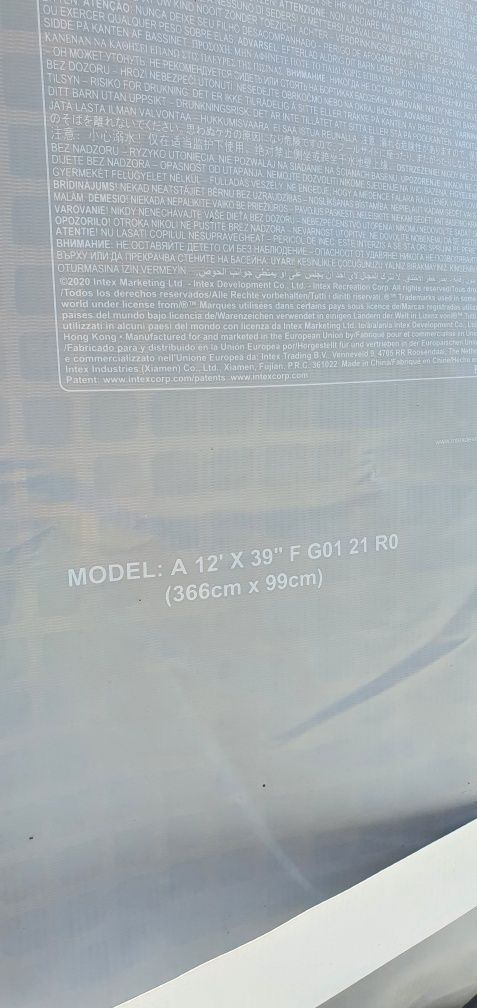 Basen INTEX 366X99 komplet