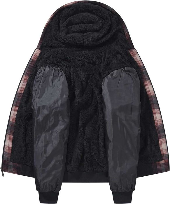 SwissWell Bluza - kurtka ocieplana r. S w kratkę na zamek