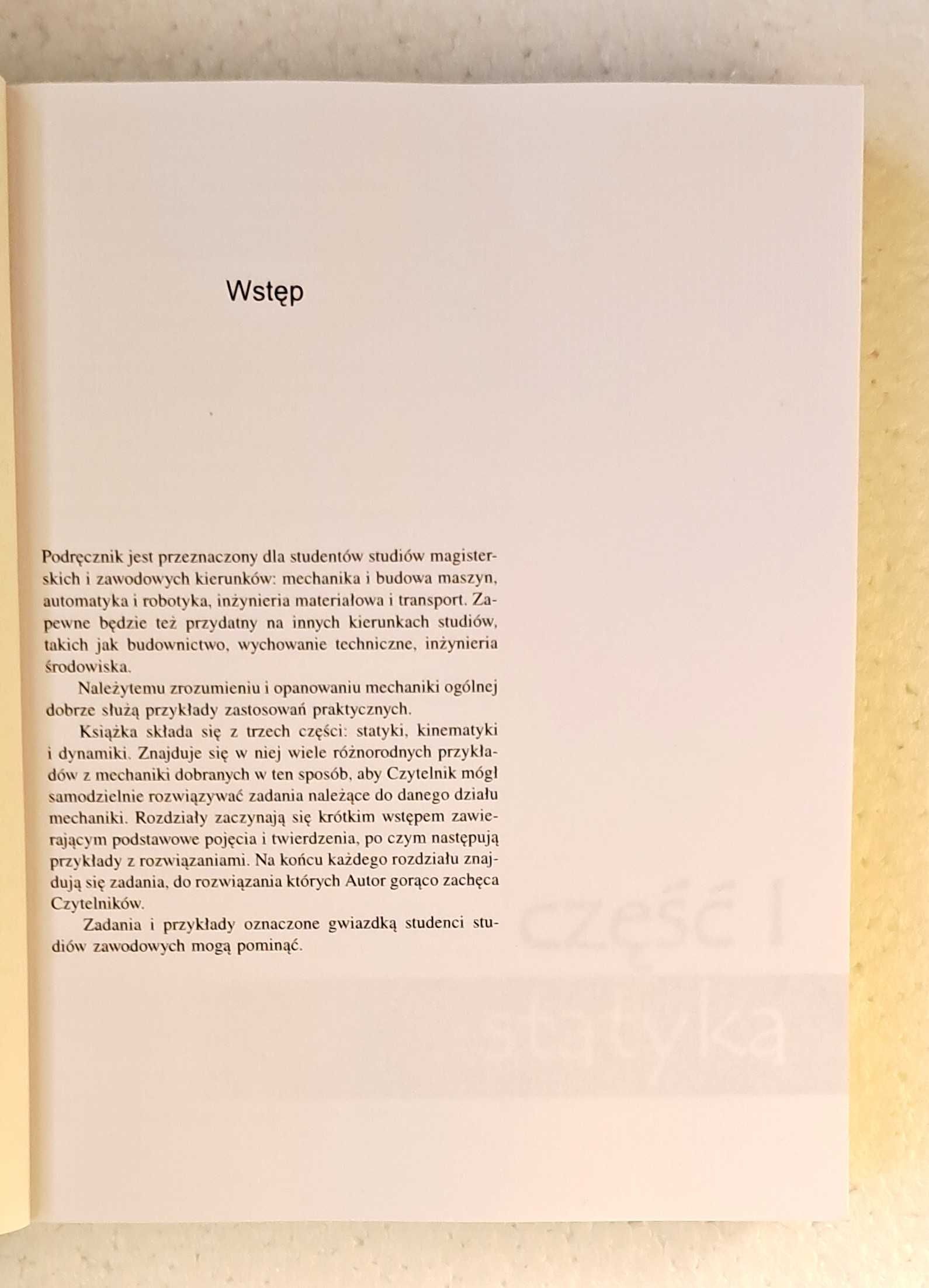 Metodyka rozwiązywania zadań z mechaniki. Józef Nizioł
