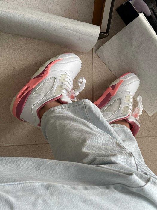 Женские кроссовки Nike Air Jordan 5 Retro Low Desert Berry 36-41 Хит!