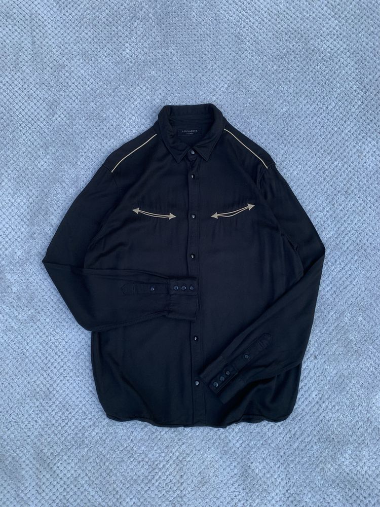 Allsaints Bounty Ls Shirt Allsaints Western Size:L/XL сорочка рубашка