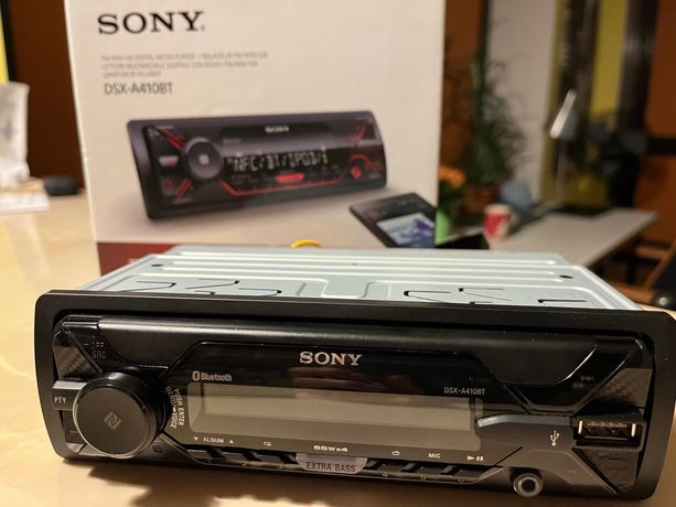 Radio samochodowe Sony DSX-A410BT z Bluetooth i USB, super stan