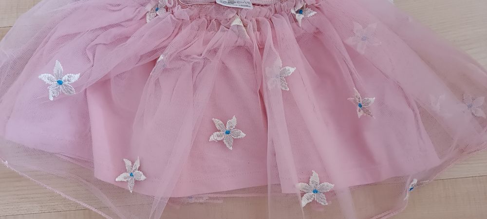 Komplet dla dziewczynki Barbie z sukienką 86