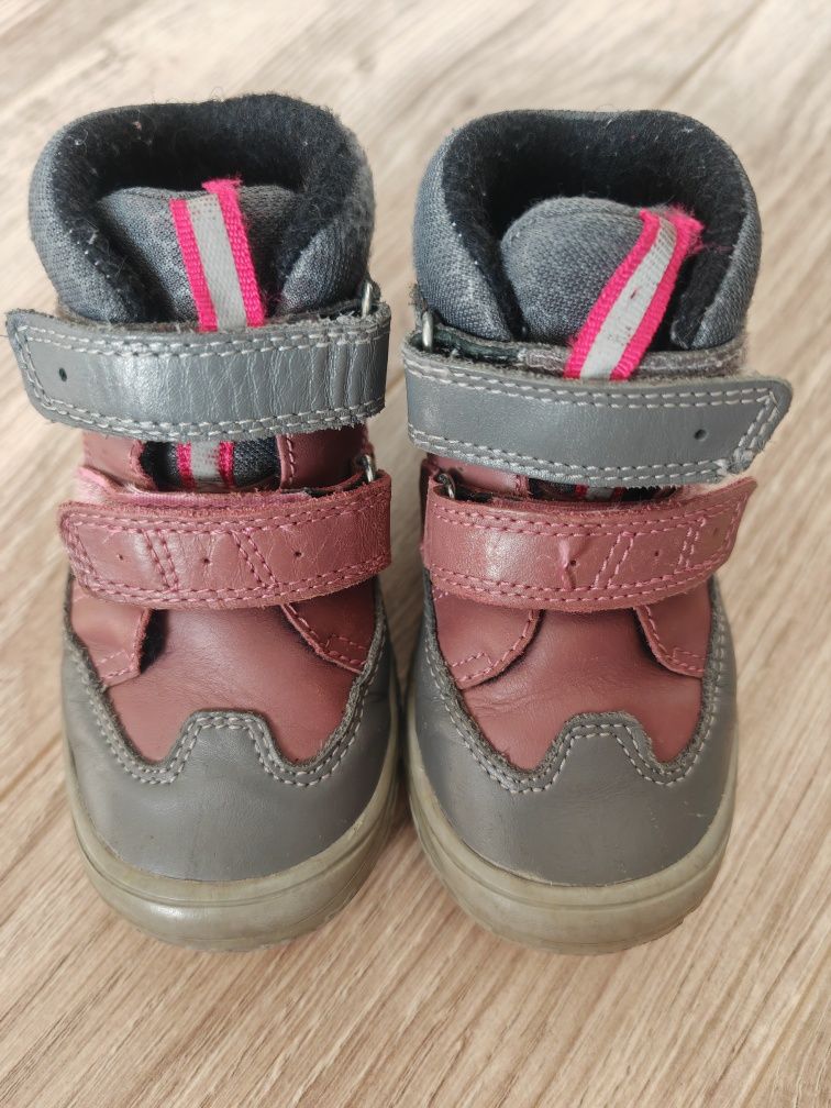 Buty dziewczęce skórzane Bartek r. 23 14,7 cm jesienno zimowe