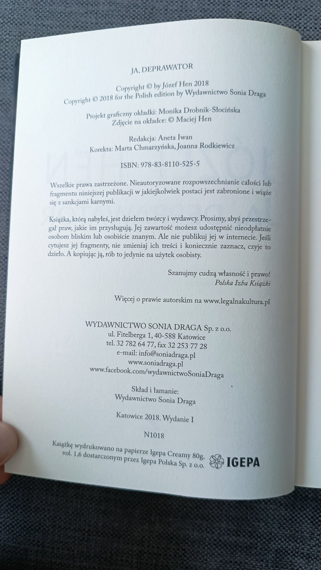 Józef Hen - Ja, deprawator