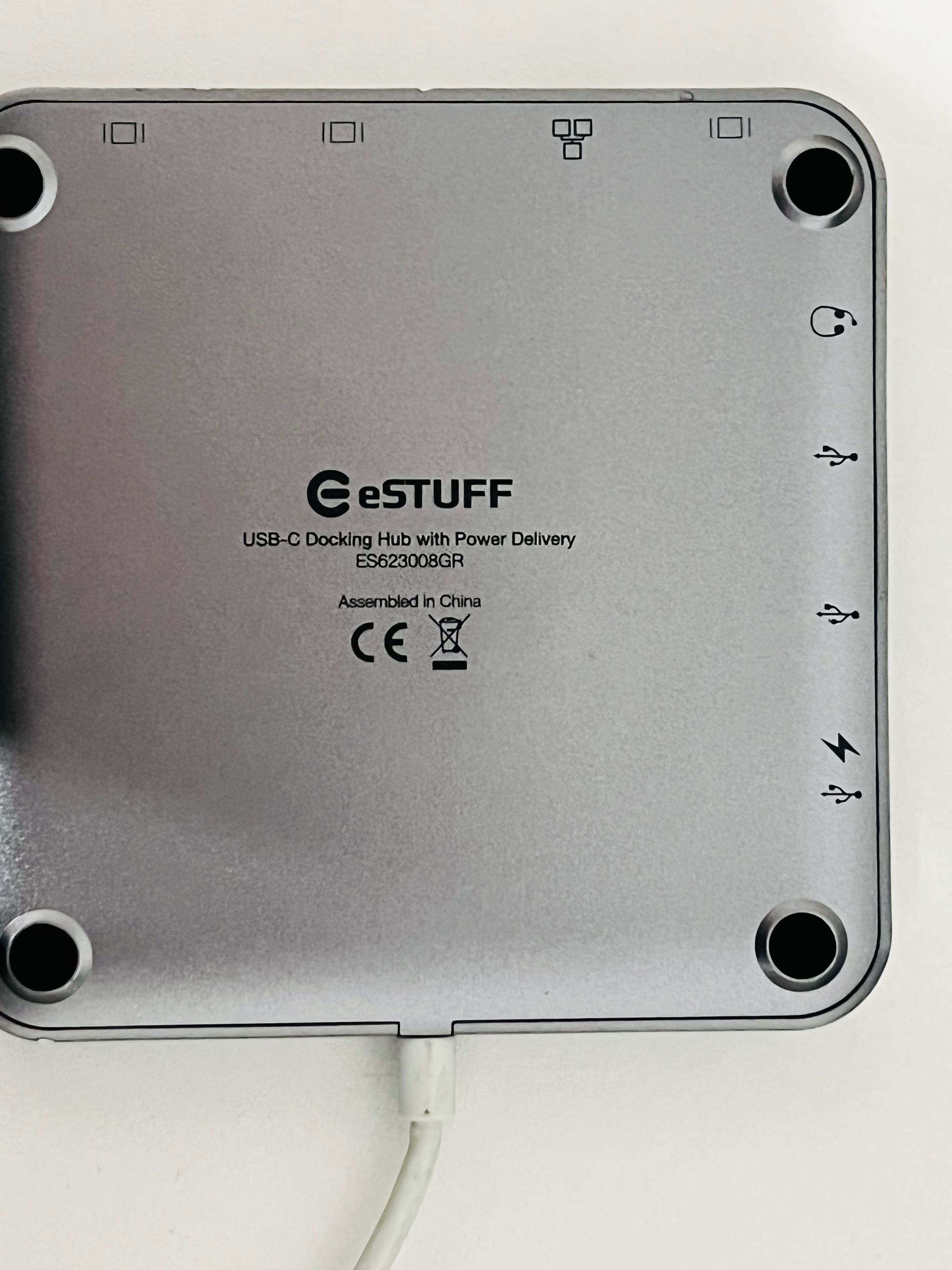 Stacja dokująca eSTUFF USB-C Docking Hub - szara