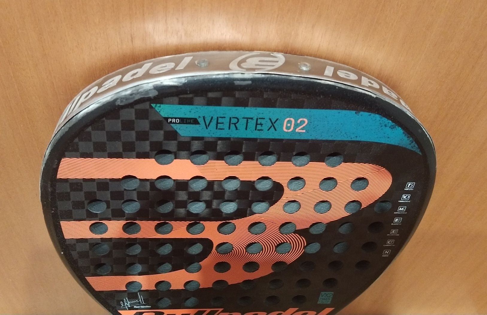 Raquete de padel Bullpadel Vertex 02 Maxi Sanchez 2018