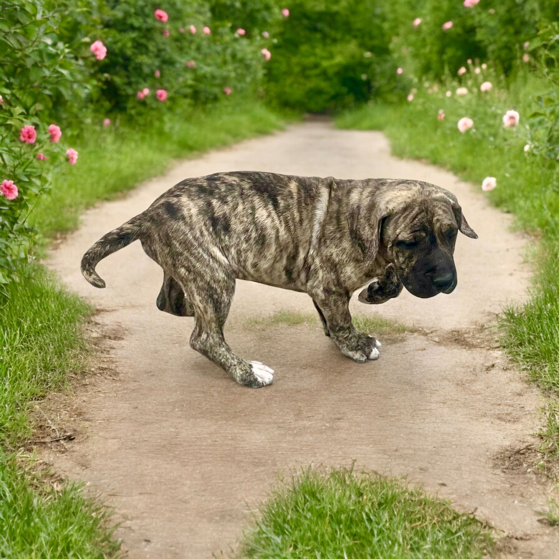 Amstaff szczeniak PRĘGOWANY pies / American Staffordshire Terrier