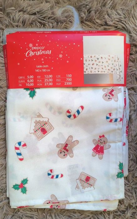 obrus świąteczny 140x180