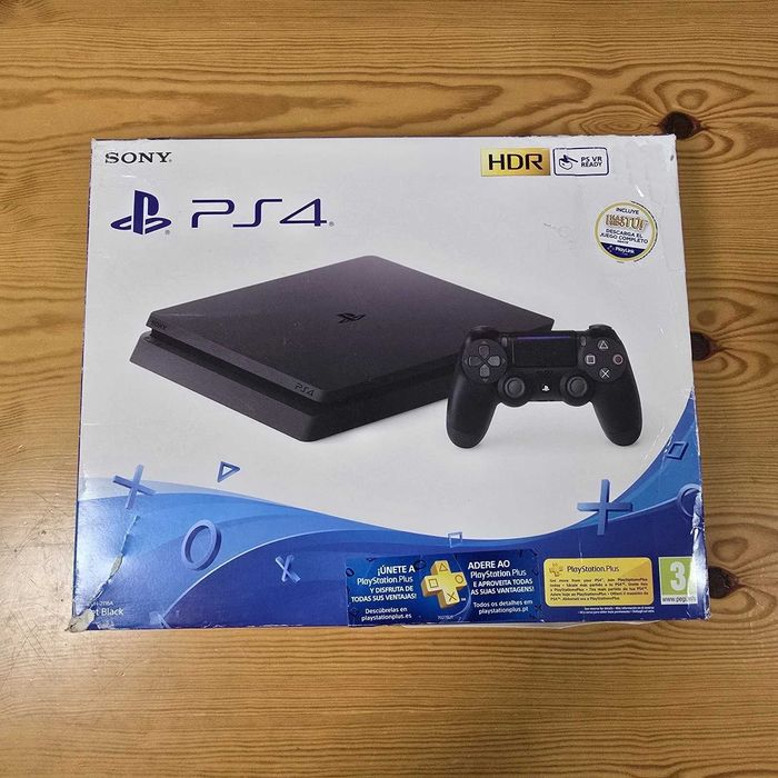 PS4 Slim 1TB - FW 10.71 - Desbloqueável - Na CAIXA - Preço Fixo