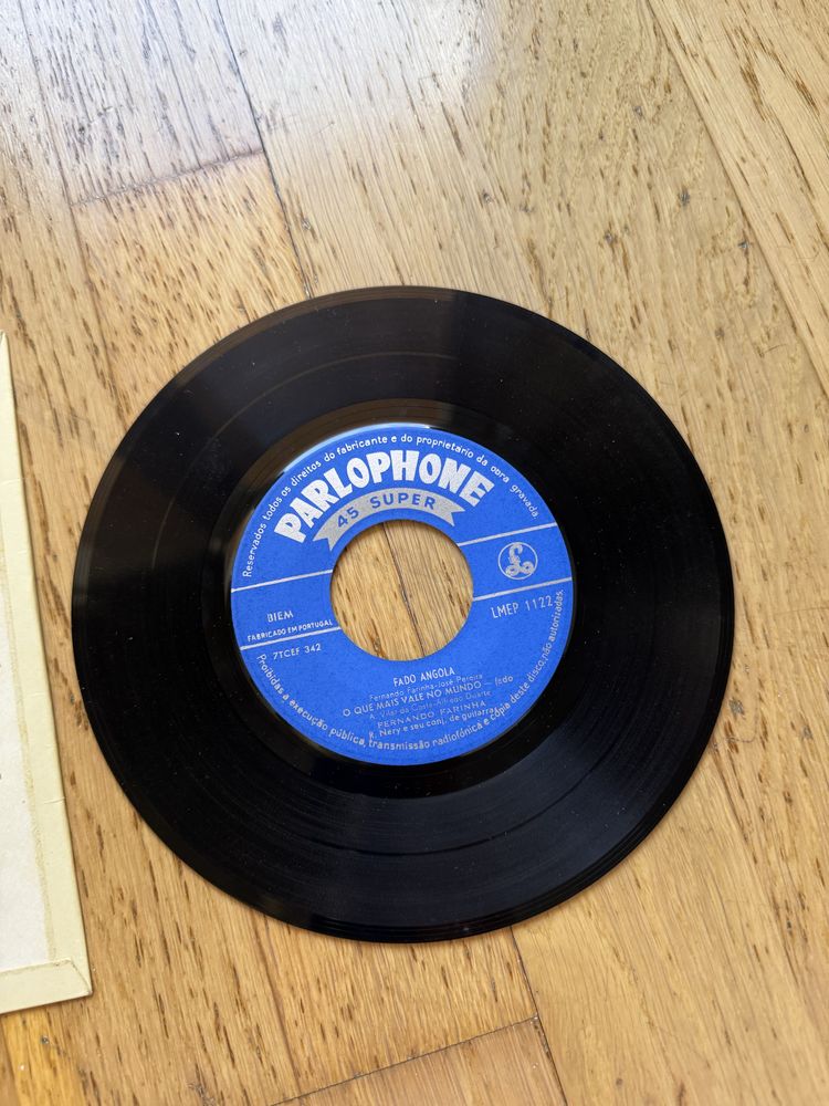 Disco vinil Fernando Farinha - Fado Angola
