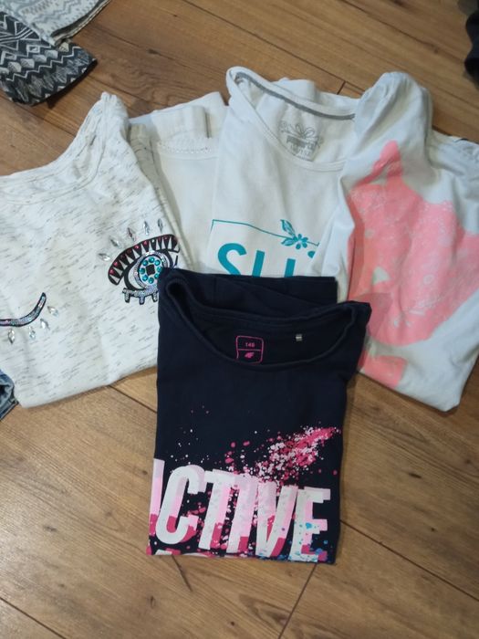 Koszulki 39 sztuk ,dziewczynka 8-12 lat