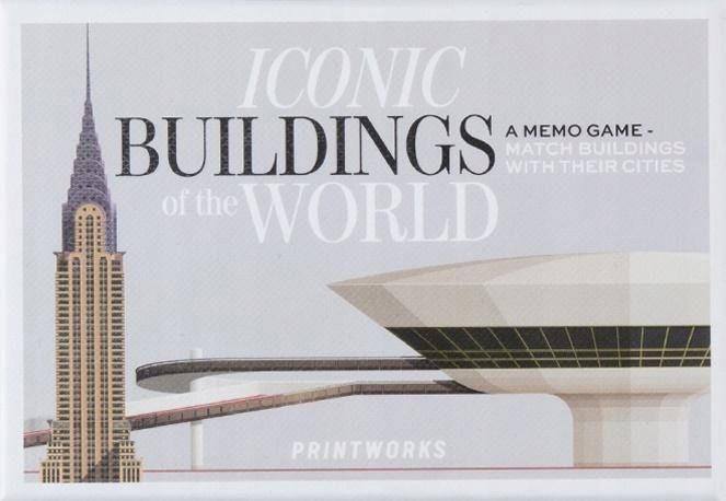 Gra Karciana Memory. Famous Buildings, Printworks